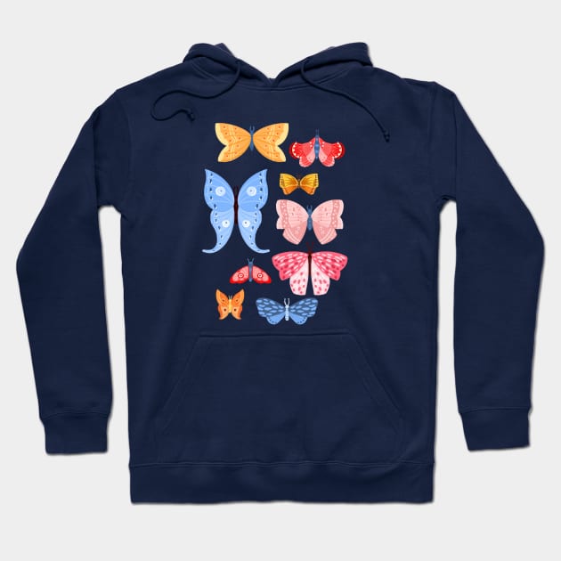 Butterflies Hoodie by Valeria Frustaci 